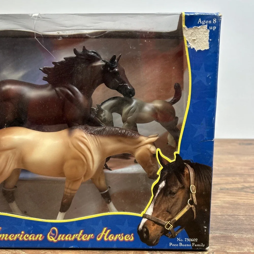 Vintage Breyer #750602 American Quarter Horses Poco Bueno Family New‎ 2007